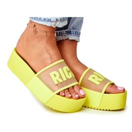 PS1 Damen Hausschuhe On The Platform Yellow Rich gelb