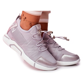 SEA Damen-Sportschuhe mit Reißverschluss und Rahmen in grauer Terfin