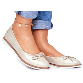 Damen Ballerinas Sergio Leone Gold BL612 golden