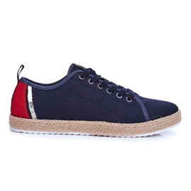 Herren Sneaker Big Star Espadrilles Marineblau FF174154 navy blau