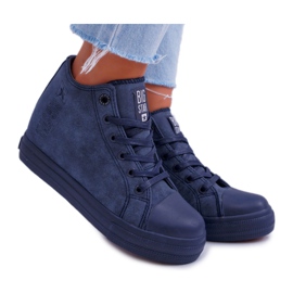 Damen Sneaker Big Star Marineblau EE274125
