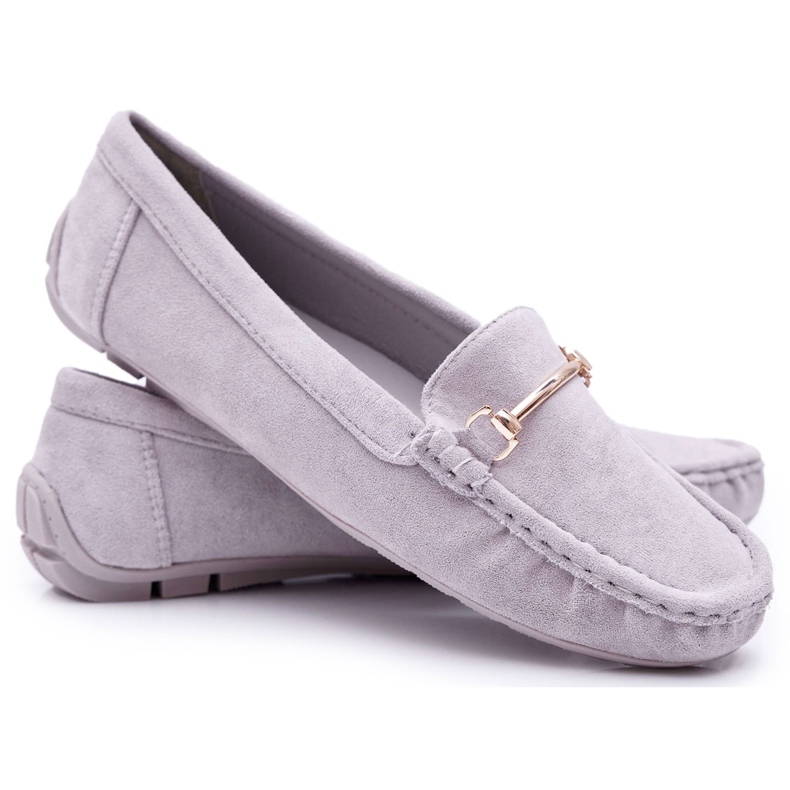 SEA Graue Loafer für Damen Wildleder Sonnero