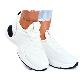 BUGO Damen Sportschuhe Schwarz und Weiß Fellen