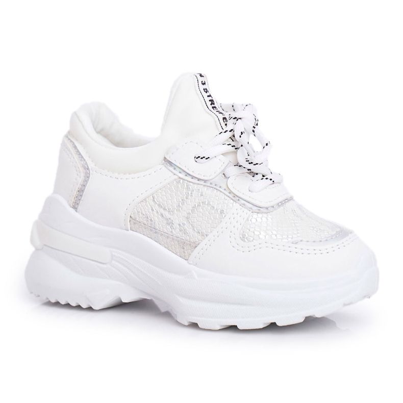 FRROCK Kinder Sportschuhe White Snake Matylda weiß
