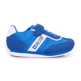 Sport Kinderschuhe Big Star mit Klettverschluss Blau FF374133