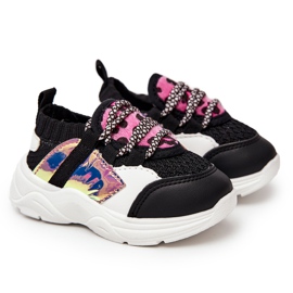 FRROCK Schwarze Velma Sportschuhe für Kinder