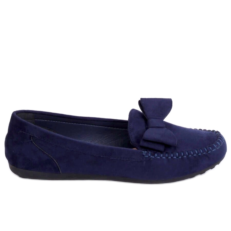 Marineblaue Loafer für Damen B2020-6 Dk Blue navy blau