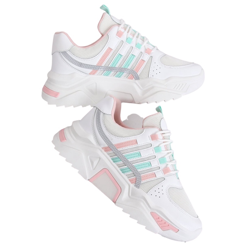 Weiß LV113P Rosa Sportschuhe