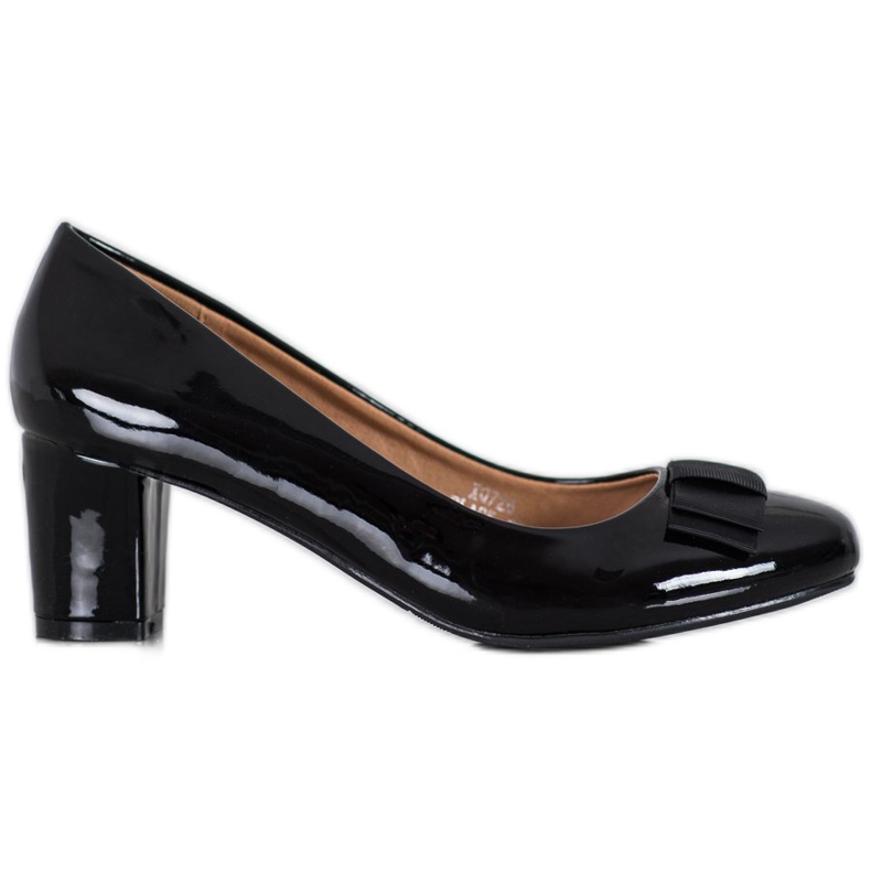 Weide Lackierte Pumps schwarz