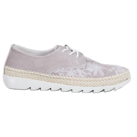Filippo Beige Lederschuhe