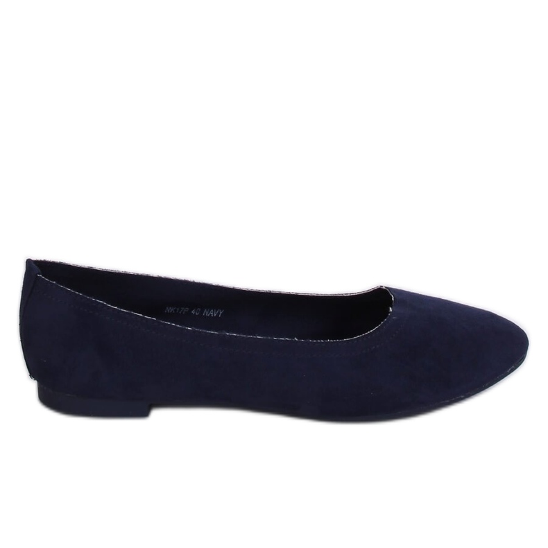 Weiche marineblaue Ballerinas für Damen NK17P Navy navy blau