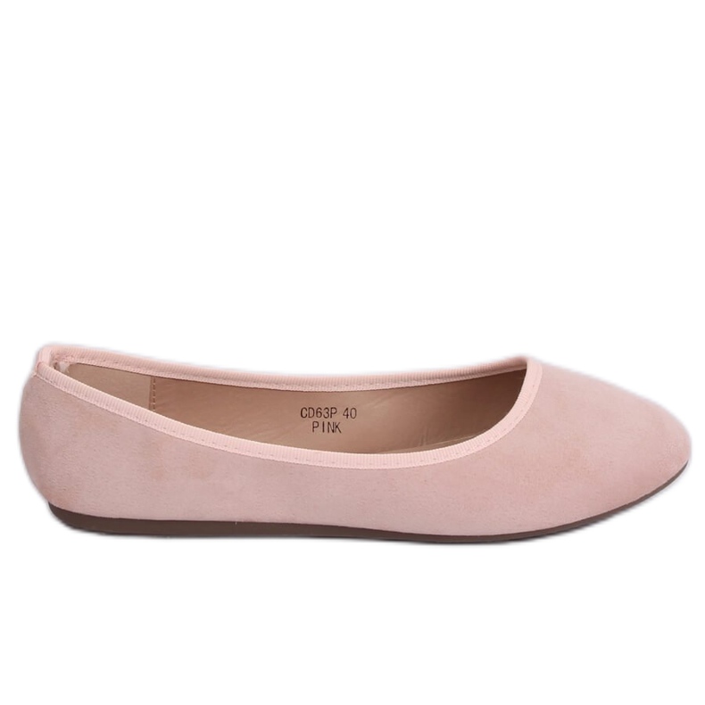 CD63P Rosa schlichte rosa Ballerinas