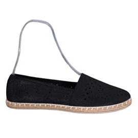 MCKEYLOR Aztekische Espadrilles mit aztekischen Mustern schwarz