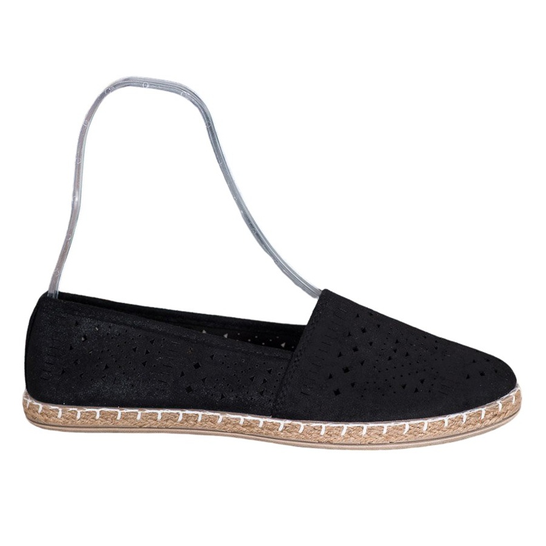 MCKEYLOR Aztekische Espadrilles mit aztekischen Mustern schwarz