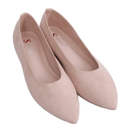 Beige Ballerinas für Damen NK19P Beige