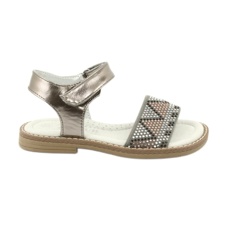 American Club Sandalen Mädchen silber-