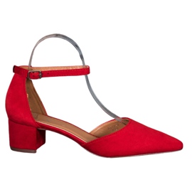 Small Swan Stylische Pumps rot