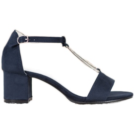 Goodin Elegante Sandalen mit hohem Absatz marineblau blau