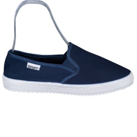 SHELOVET Slip-On-Sneaker auf der Plattform blau