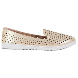 Renda Stilvolle Lords mit Kristallen gelb