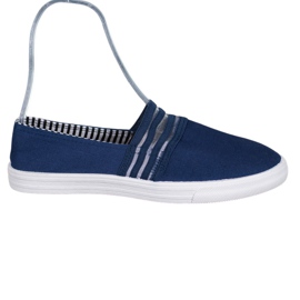 SHELOVET Bequeme Slip-On Sneakers blau