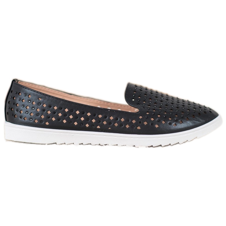 Renda Stilvolle Lords mit Kristallen schwarz