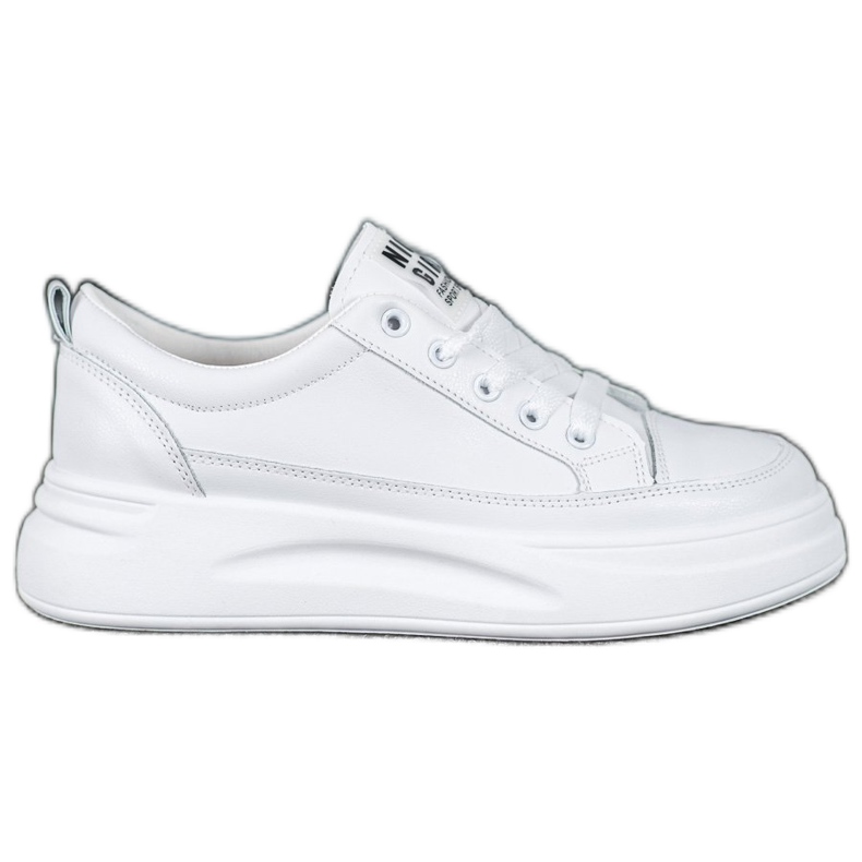 SHELOVET Sneakers auf der Nice Girl Plattform weiß