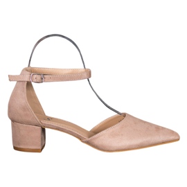 Small Swan Stylische Pumps braun