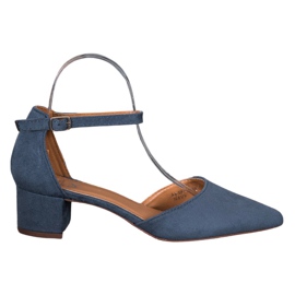 Small Swan Stylische Pumps navy blau