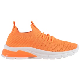 Bella Paris Durchbrochene Turnschuhe orange
