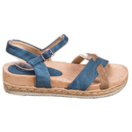 Kylie Espadrilles-Sandalen blau