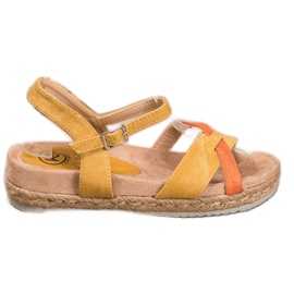 Kylie Espadrilles-Sandalen gelb