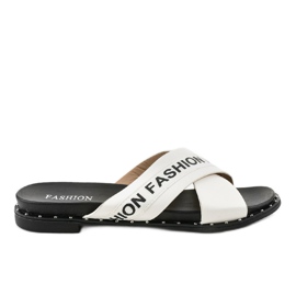 Weiße Mode 888-1 Hausschuhe