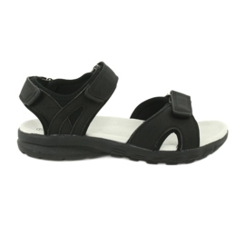 American Club HL15 / 20 schwarze Sandalen