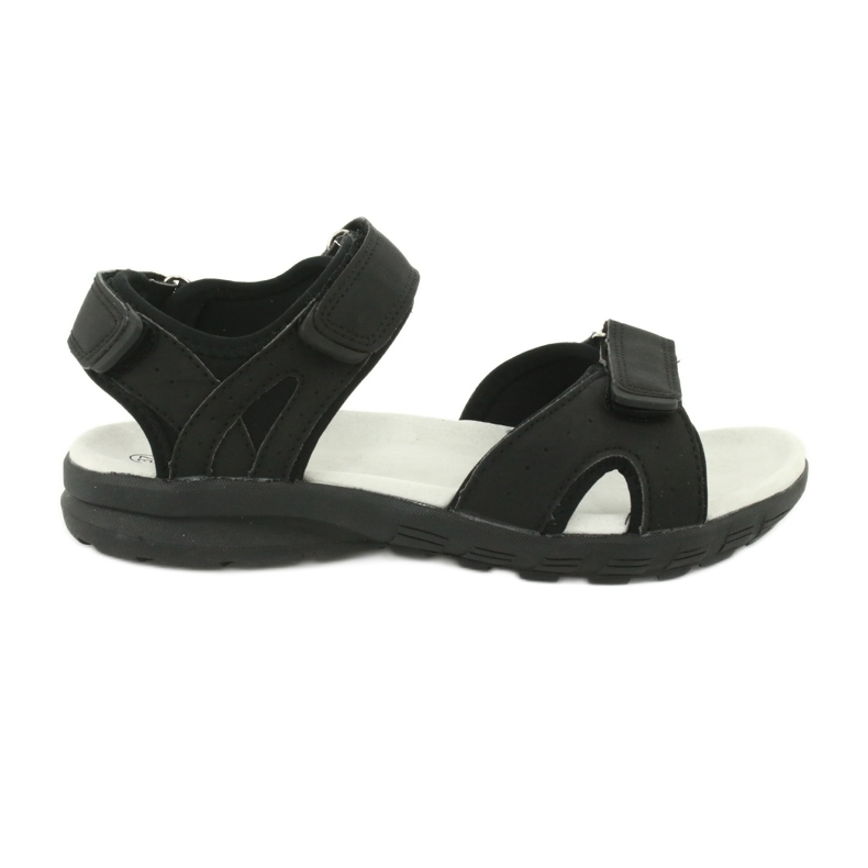 American Club HL15 / 20 schwarze Sportsandalen