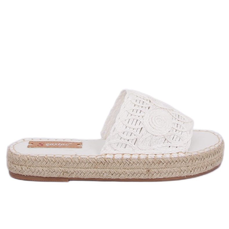 Weiße Espadrilles T353P Weiß