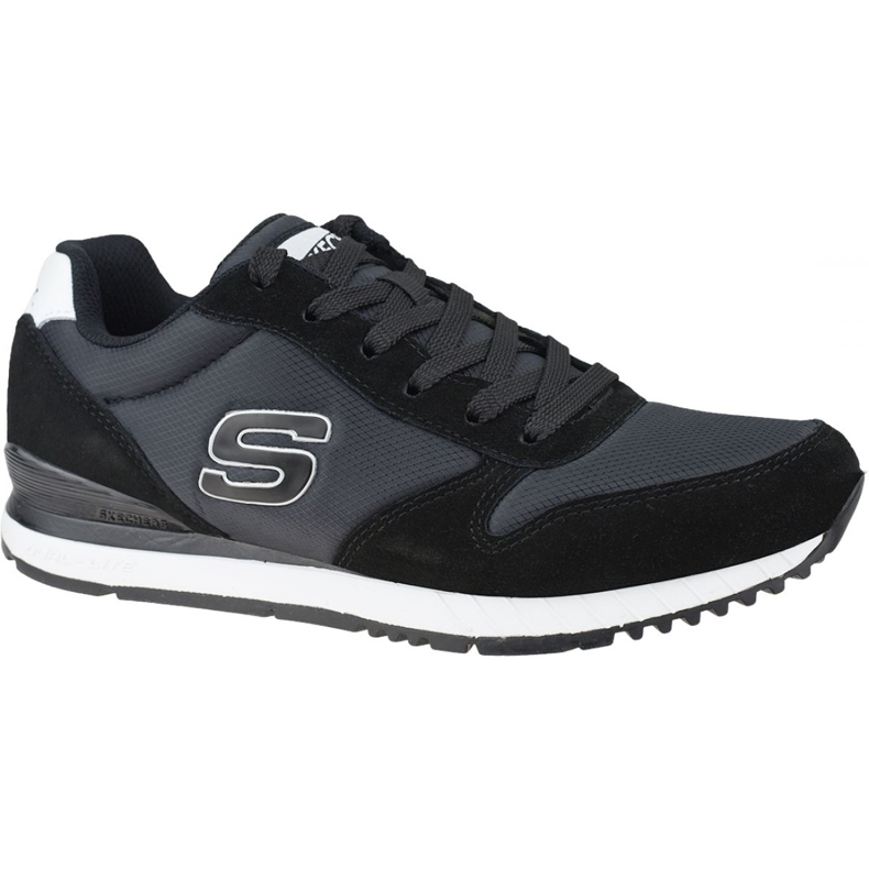 Skechers Sunlite-Waltan M 52384-BLK Schuhe schwarz blau