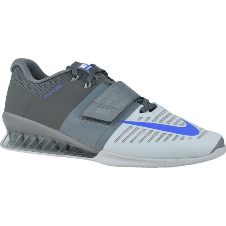 Nike Romaleos 3 Gewichtheben M 852933-001 Schuh blau grau