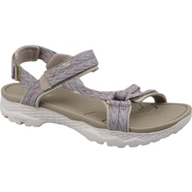 Skechers Go Walk Outdoors W 14644-TPE Sandalen beige grau mehrfarbig