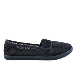 CB1711-47 marineblaue Slip-On-Sneakers navy blau