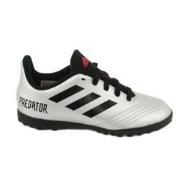 Adidas Predator 19.4 Tf Jr G25825 Fußballschuhe silber-