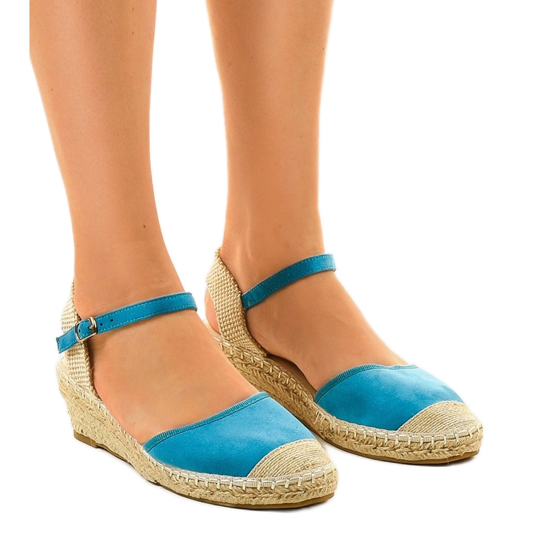 Blaue Espadrilles 3M85-23