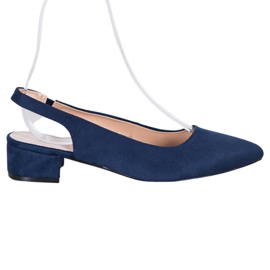 Goodin Pumps mit entdecktem Absatz marineblau