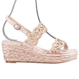 Aclys Keilsandalen braun