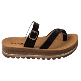 Comer Hausschuhe auf der Fashion-Plattform schwarz