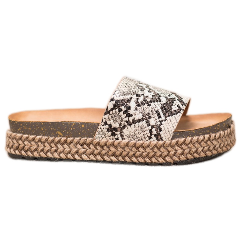 Comer Lässige Hausschuhe auf der Plattform mehrfarbig