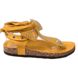 Seastar Gebundene Flip-Flops-Sandalen gelb