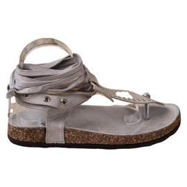 Seastar Gebundene Flip-Flops-Sandalen grau