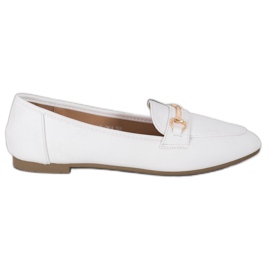 Nio Nio Elegante Loafer mit Öko-Leder weiß