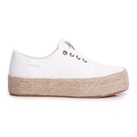 Damen Espadrilles Big Star Weiß FF274143